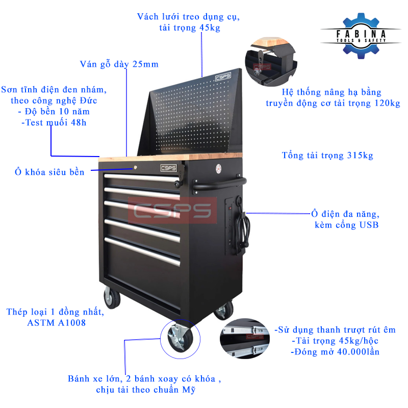 Tổng hợp các mẫu tủ CSPS chính hãng giá tốt