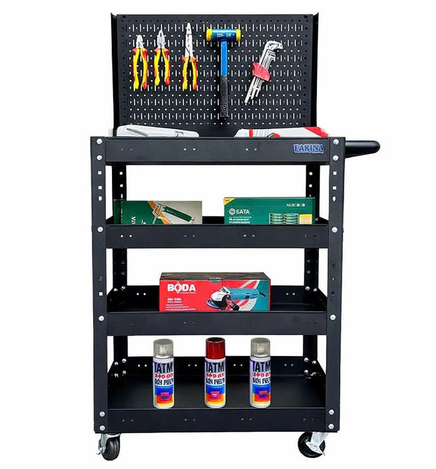 Trải nghiệm sự khác biệt từ dòng xe đẩy dụng cụ chịu tải siêu bền của Fabina