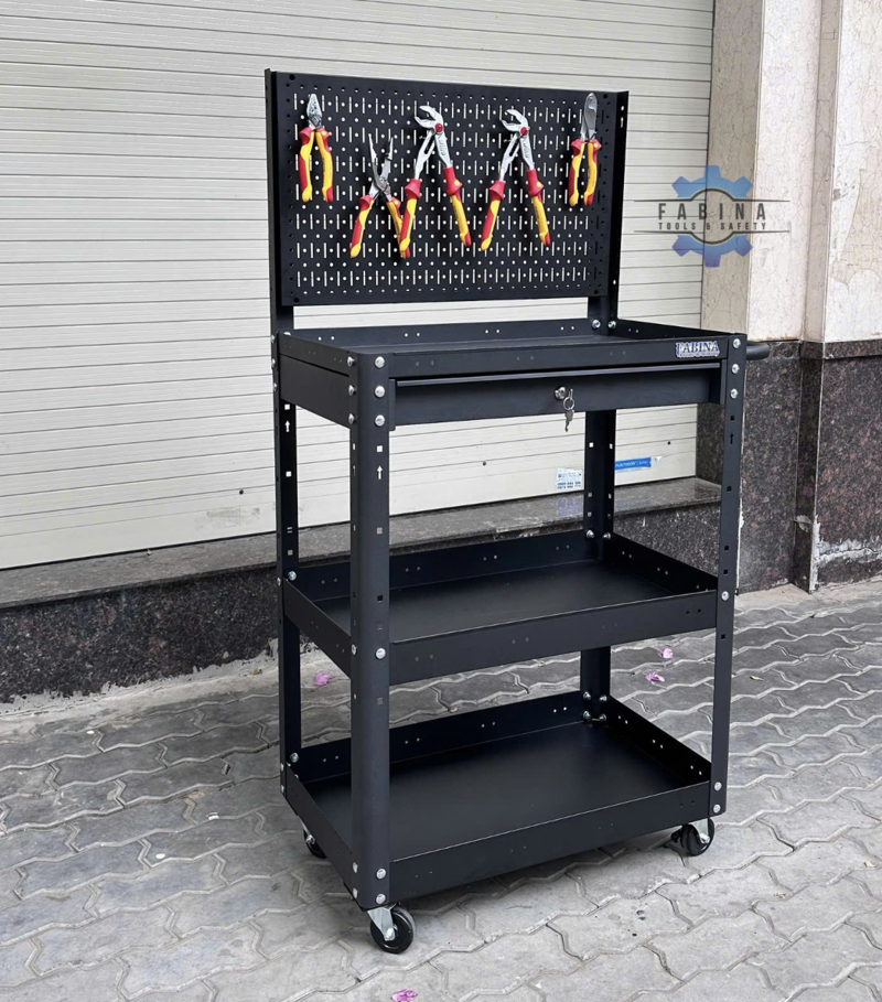 Xe Đẩy 3 Tầng Tối Ưu Không Gian, Tăng Hiệu Suất Xưởng