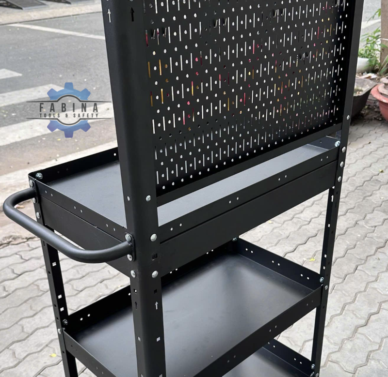 Xe Đẩy 3 Tầng Tối Ưu Không Gian, Tăng Hiệu Suất Xưởng