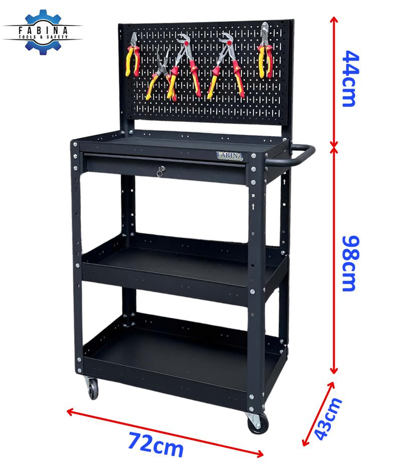 Xe Đẩy 3 Tầng Tối Ưu Không Gian, Tăng Hiệu Suất Xưởng