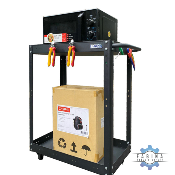 Xe đẩy dụng cụ Fabina bền bỉ, di động cho garage
