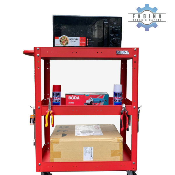 Xe đẩy dụng cụ Fabina bền bỉ, di động cho garage