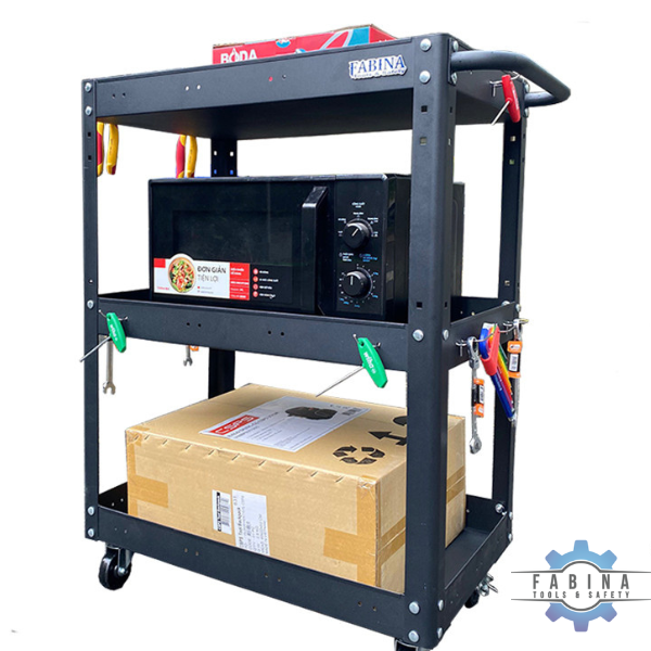 Xe đẩy dụng cụ Fabina gọn gàng, dễ di chuyển