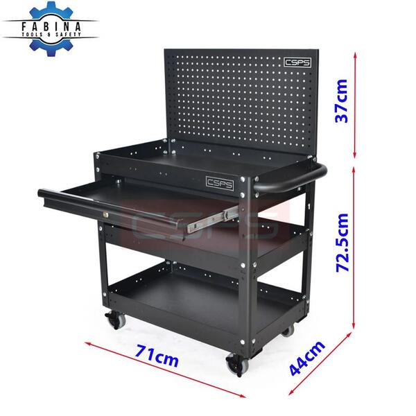 Xe Đẩy Dụng Cụ Phù Hợp Cho Gara Và Xưởng Cơ Khí