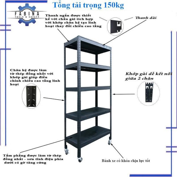 Checklist chọn kệ đa năng cho nhà xưởng