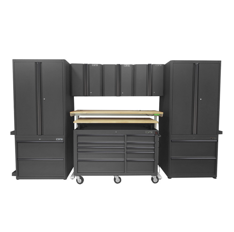 Bộ 10 tủ dụng cụ CSPS màu đen – 366cm