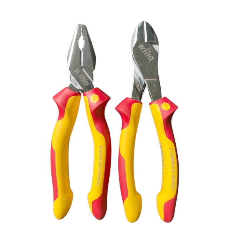 Bộ 2 Kìm Wiha cách điện 1000V 41279 & 26708 chuyên nghiệp