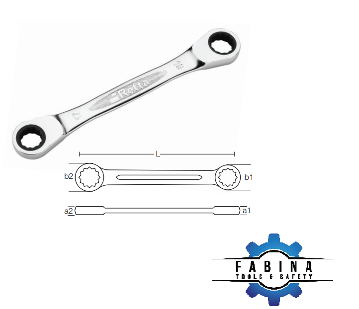 CỜ LÊ 2 ĐẦU VÒNG TỰ ĐỘNG 10-11mm RETTA - RCY1011
