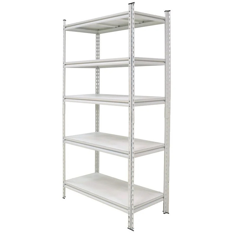 Kệ 5 tầng tấm thép màu trắng ngang 107cm CSPS