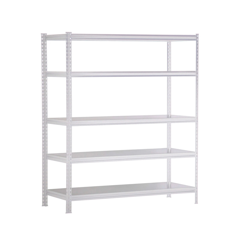 Kệ 5 tầng tấm thép màu trắng ngang 152cm CSPS