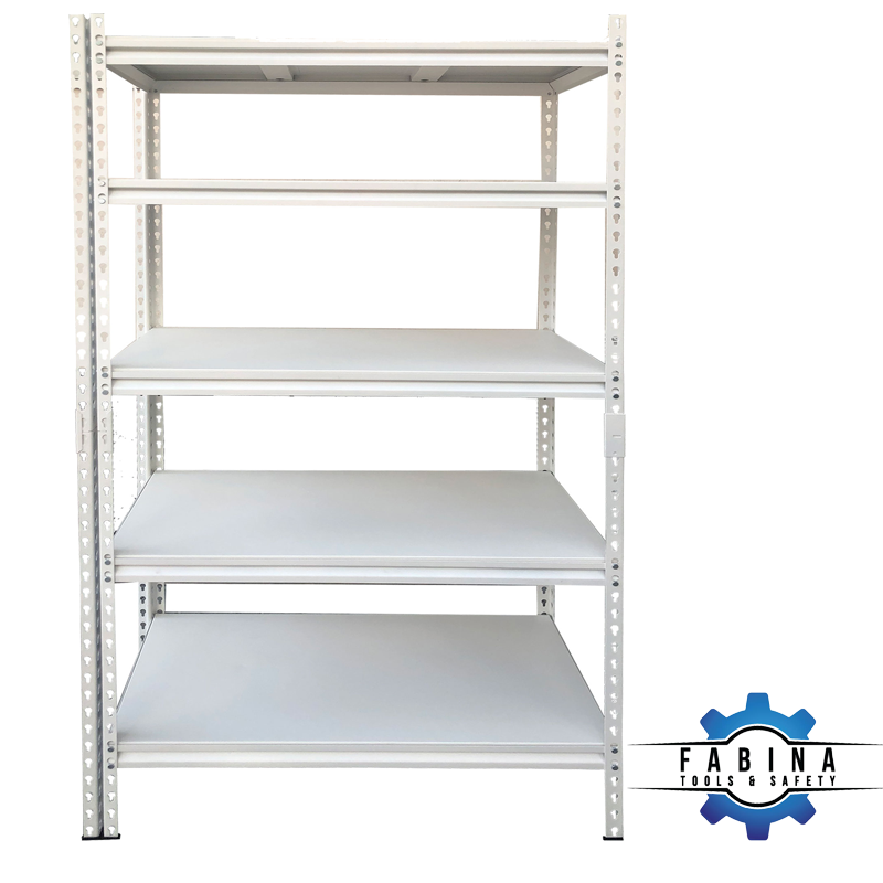 Kệ 5 tầng tấm thép trắng ngang 91cm CSPS