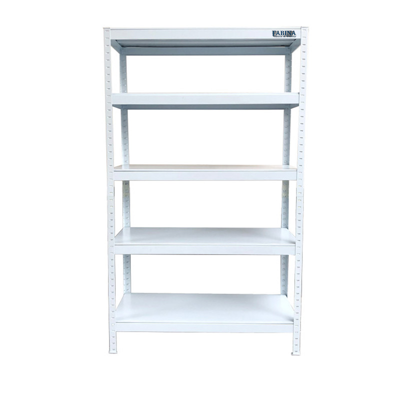 Kệ tấm thép 5 tầng 81cmx38cmx183cm màu trắng  FABINA
