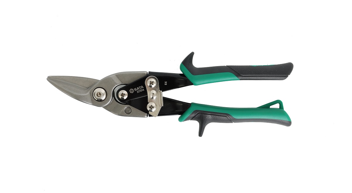Kéo cắt tôn thép mũi cong trái 250mm SATA 93101A