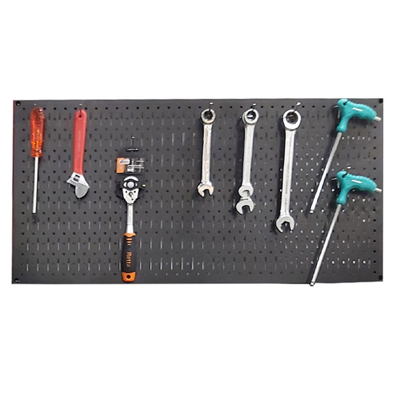 Tấm lưới Pegboard 90cm x 45cm màu đen treo tường đa năng FABINA