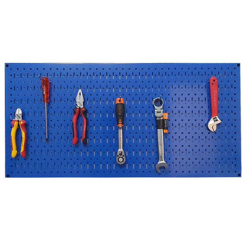 Tấm lưới Pegboard màu xanh dương bóng treo tường đa năng FABINA