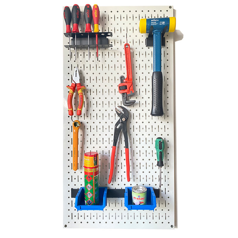 Tấm lưới Pegboard treo dọc 45x90cm màu trắng FABINA kèm phụ kiện