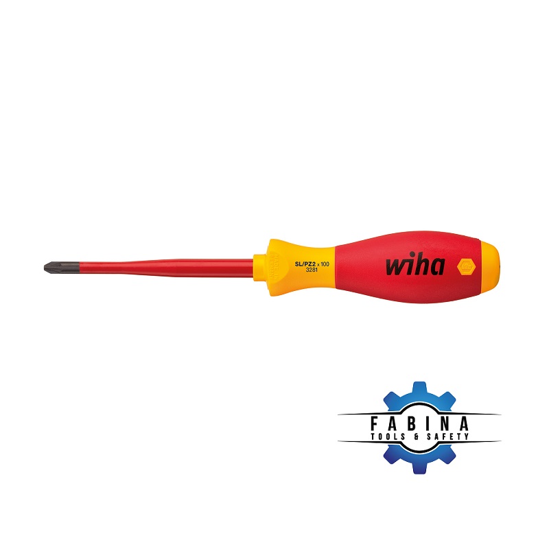 Tua vít cách điện 1000V Wiha 36329 (SL/PZ1 x 80 x 191)