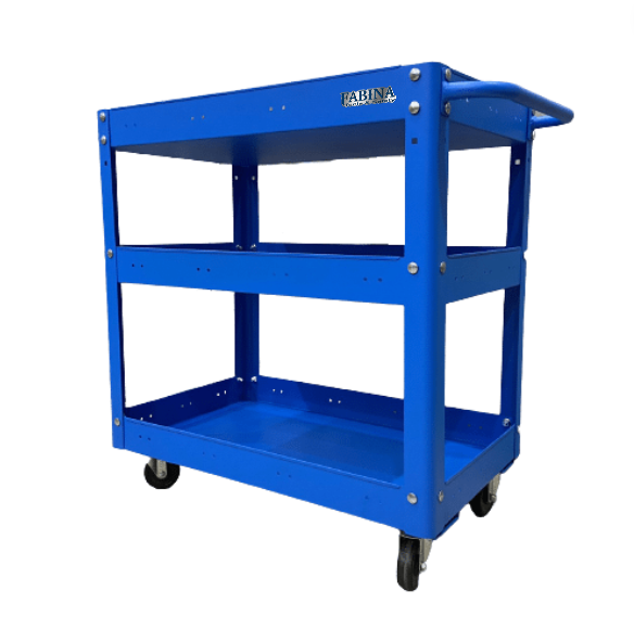 Xe đẩy 3 tầng màu xanh dương mờ FABINA