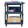 Kệ thép 3 tầng cao 980mm màu đỏ FABINA Kệ Thép 3 Tầng Màu Đen FABINA