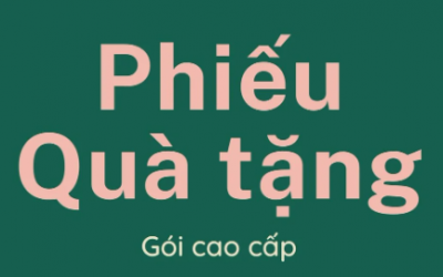 Phiếu Quà Tặng Giá Trị A6