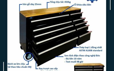 Tủ dụng cụ có khóa chống trộm