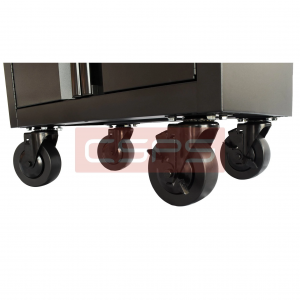 Set of wheels for CSPS shelves (black)