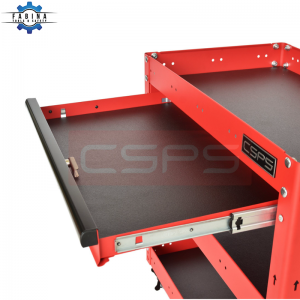 Hộc kéo xe đẩy CSPS 03 ngăn - 71cm màu đỏ