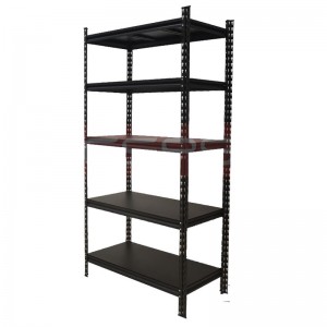 Black Steel shelf with 5 layers CSPS - 76cm