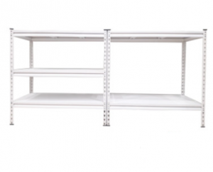 Versatile shelf 182cm . low white steel plate CSPS