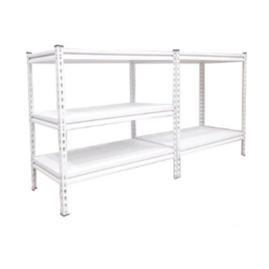 Kệ tấm thép thấp màu trắng 152cmW x 35cmD x 91cmH CSPS