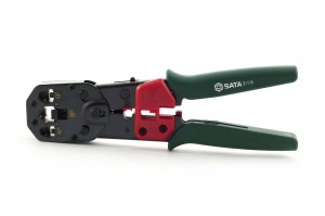 Kìm bấm đầu cáp mạng đa năng 200mm SATA 91119