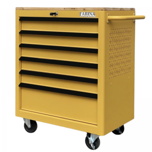 Tủ dụng cụ 6 hộc kéo màu vàng Fabina