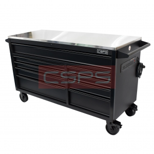 Tool cabinet CSPS 152cm in matte black - 09 drawers