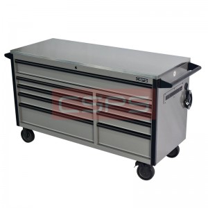 Tool cabinet CSPS 152cm in matte grey - 9 drawers