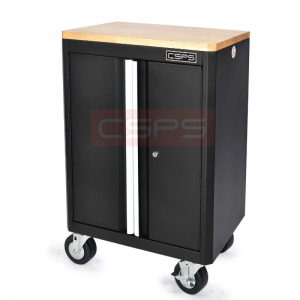 CSPS tool cabinet 61cm - 00 black drawers (white handle)