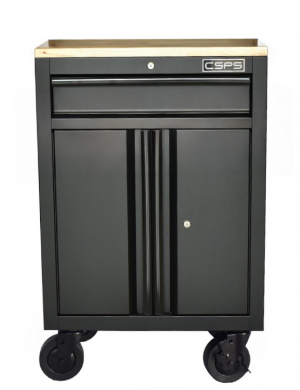 Tủ dụng cụ CSPS 61cm - 01 hộc kéo màu đen ván gỗ