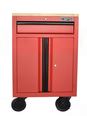 Tủ dụng cụ CSPS 61cm - 01 hộc kéo màu đỏ ván gỗ