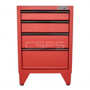 Tủ dụng cụ CSPS 61cm - 04 hộc kéo màu đỏ có chân tủ