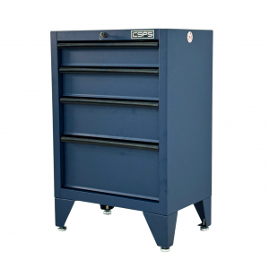 CSPS Matt Blue tool cabinet 61cm including cabinet legs - 04 drawers