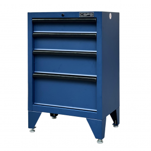 CSPS Blue tool cabinet 61cm including cabinet legs - 04 drawers