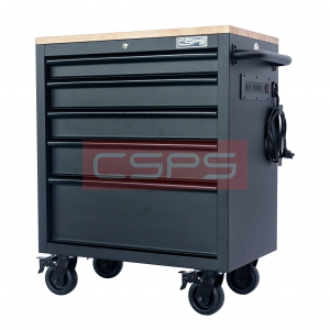 Black tool cabinet CSPS 76cm without a lifting handle - 05 drawers
