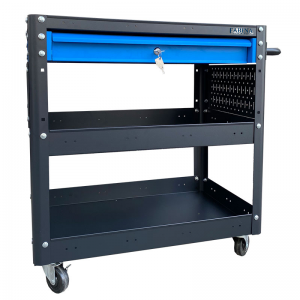 Fabina blue multi-function 3-tier trolley-Export product