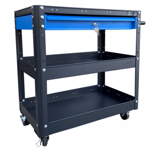 Fabina blue three-tier trolley-Export goods
