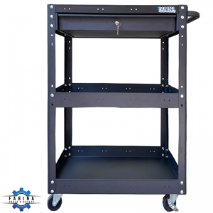 Xe đẩy cao 980mm màu đen 01 hộc kéo FABINA